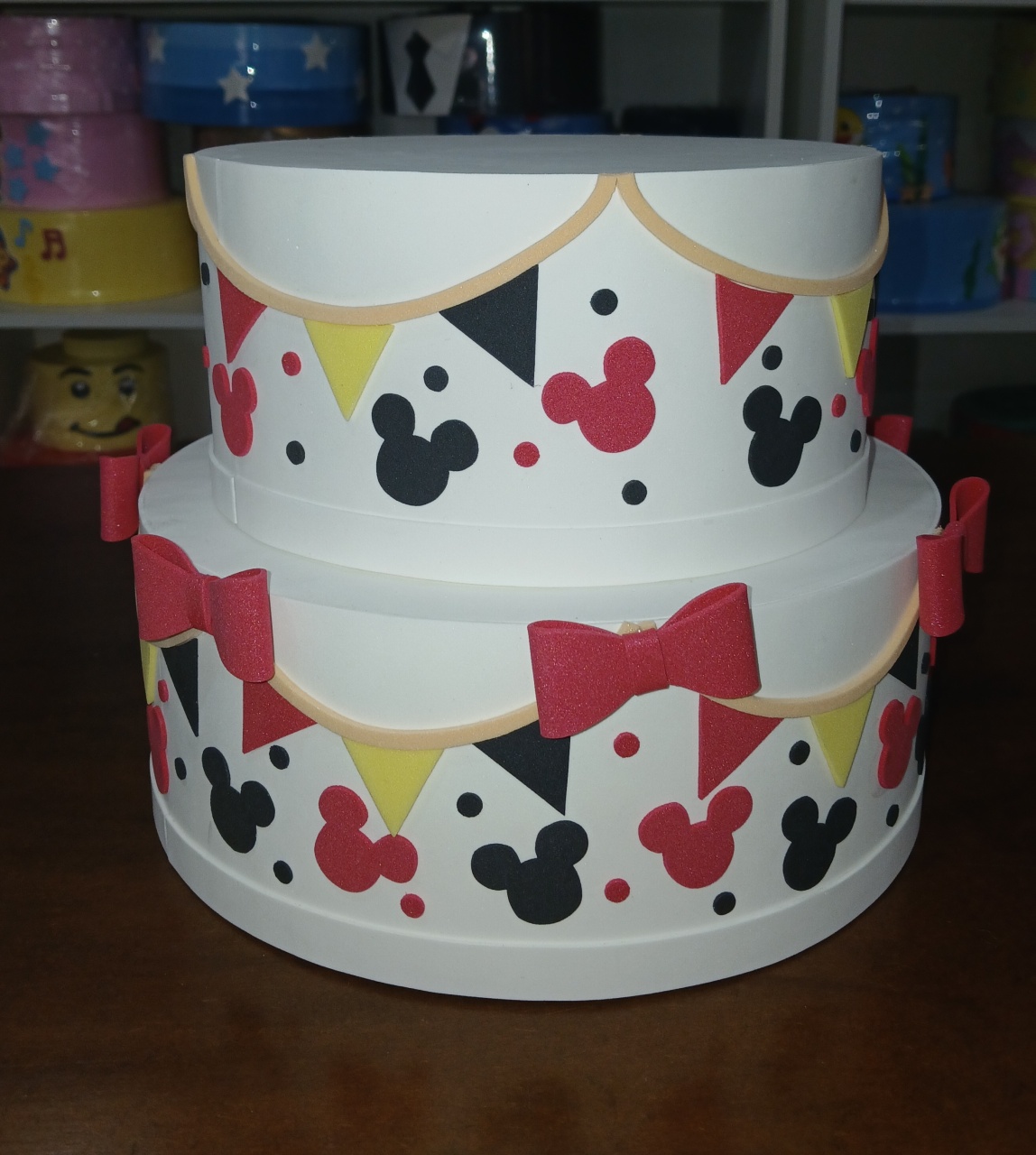 Bolo Fake Mickey E Minnie - BEMDEFESTA