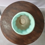 Vaso Cerâmico Torcido Verde Claro G - imagem 2