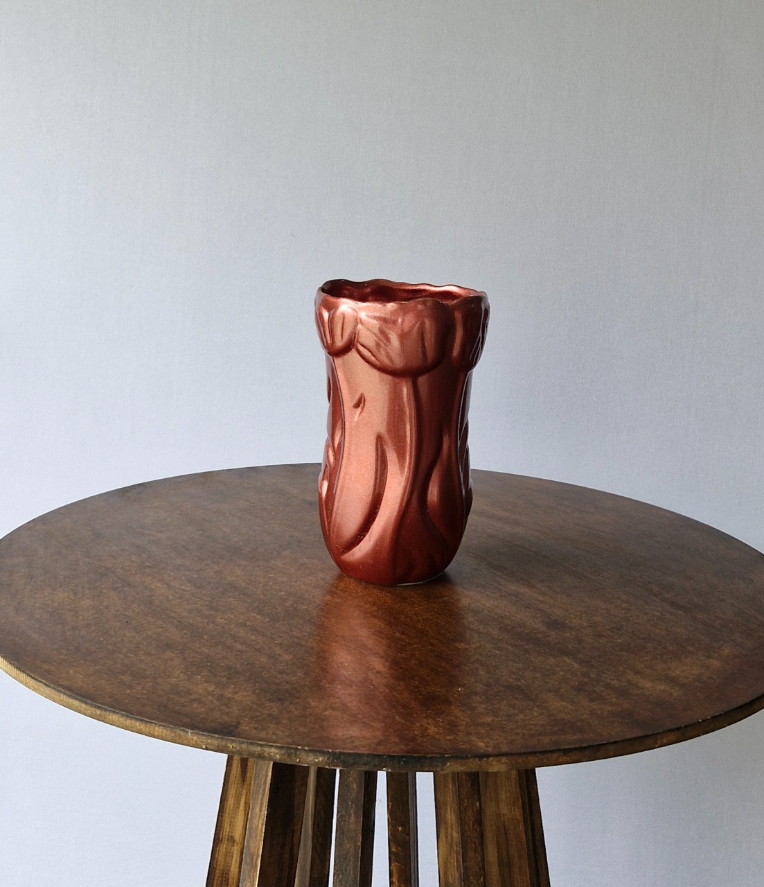 Vaso Cerâmica Rose Gold G - BEMDEFESTA