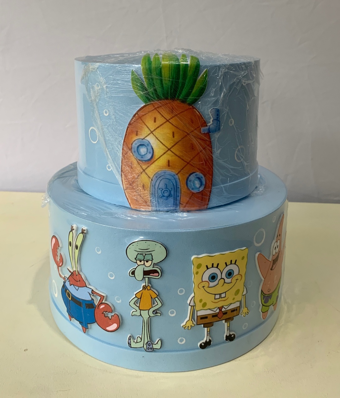 Bolo Fake Bob Esponja  - BEMDEFESTA