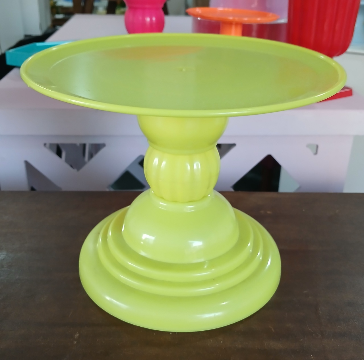 Boleira Plástico Amarelo Neon M - BEMDEFESTA
