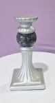 Castiçal Prata Ceramico - imagem 1