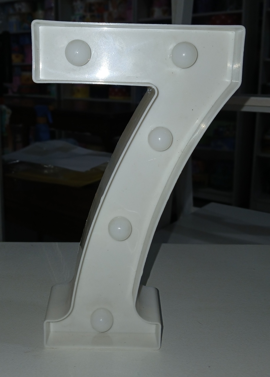 Numero 7 Led - BEMDEFESTA