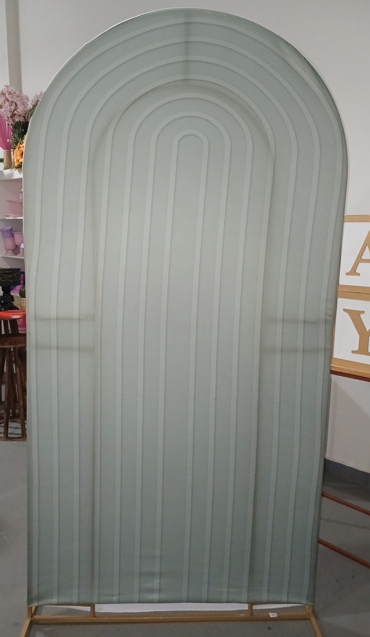 Painel Romano Verde E Branco 2X1 - BEMDEFESTA