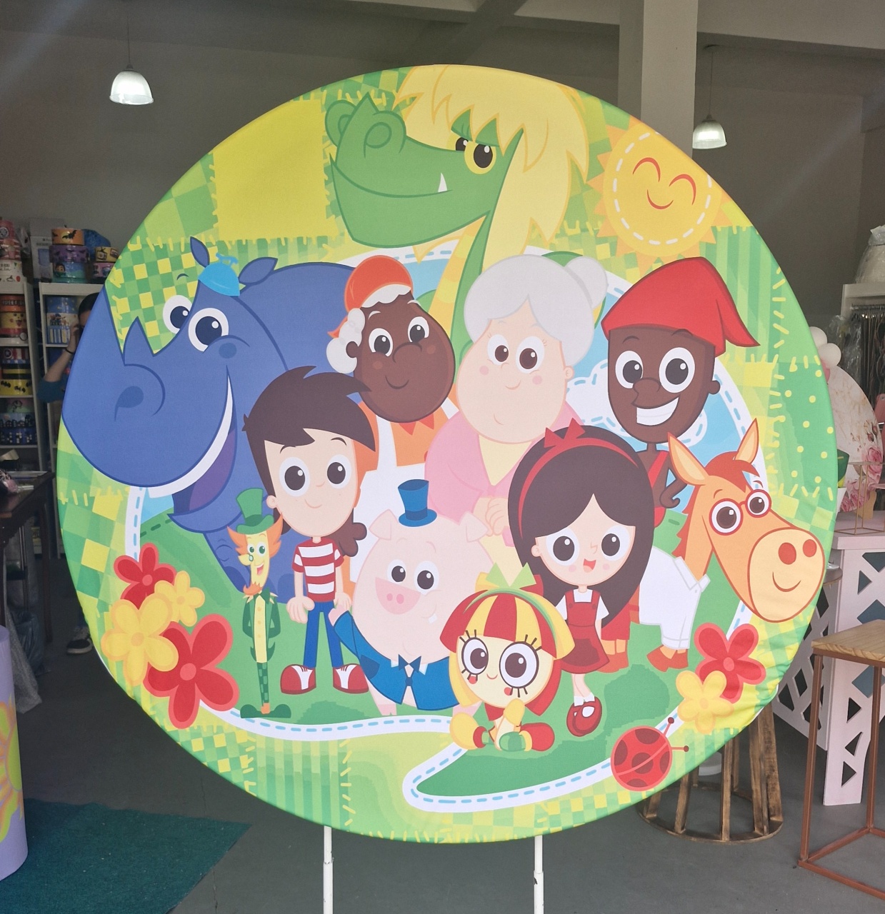 Painel Sitio Fo Pica-Pau Amarelo 120Cm - BEMDEFESTA