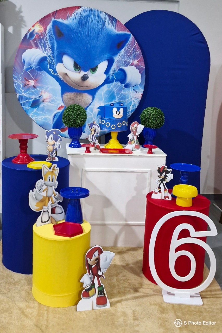 Sonic Kitbemcompleto+Número Gigante - BEMDEFESTA