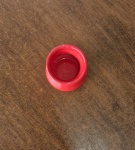Vaso Cerâmico Vermelho Pp - imagem 2