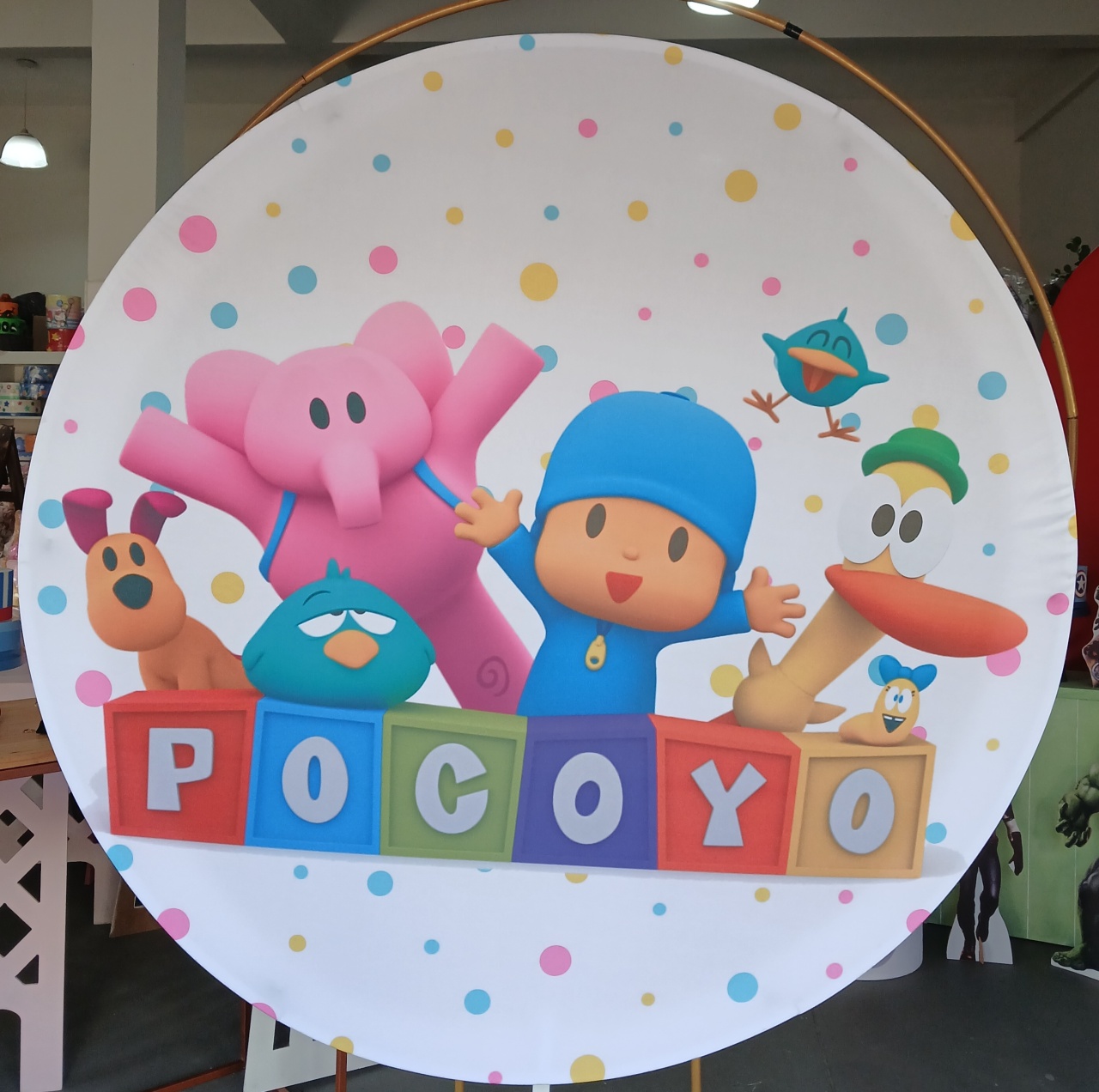 Painel Pocoyo 1,20Cm - BEMDEFESTA