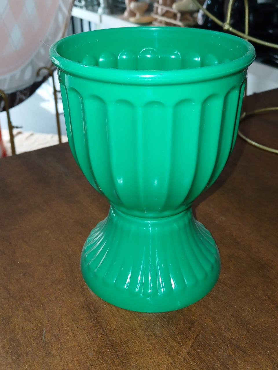 Vaso Plastico Verde Grama M - BEMDEFESTA
