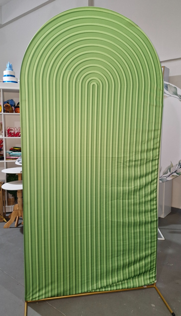Painel Romano Listras Verdes/Verde 2X1 - BEMDEFESTA