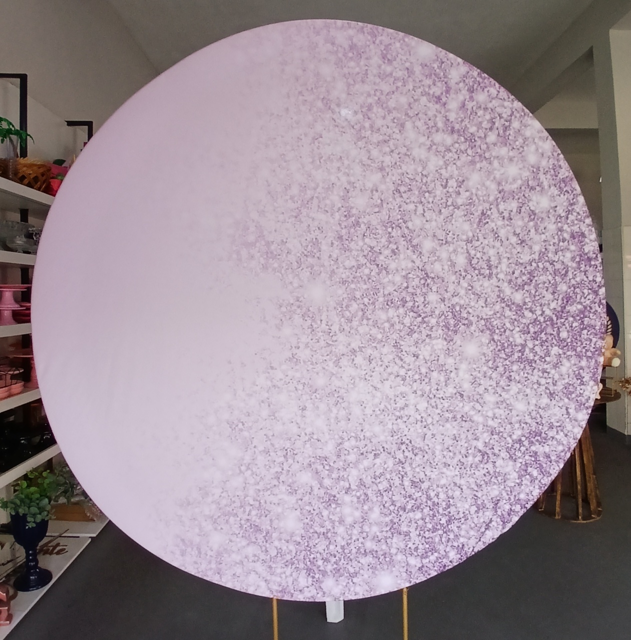 Painel Glitter Lilás 1,50 - BEMDEFESTA