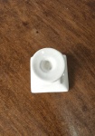 Castiçal Cerâmica Branco G - imagem 2
