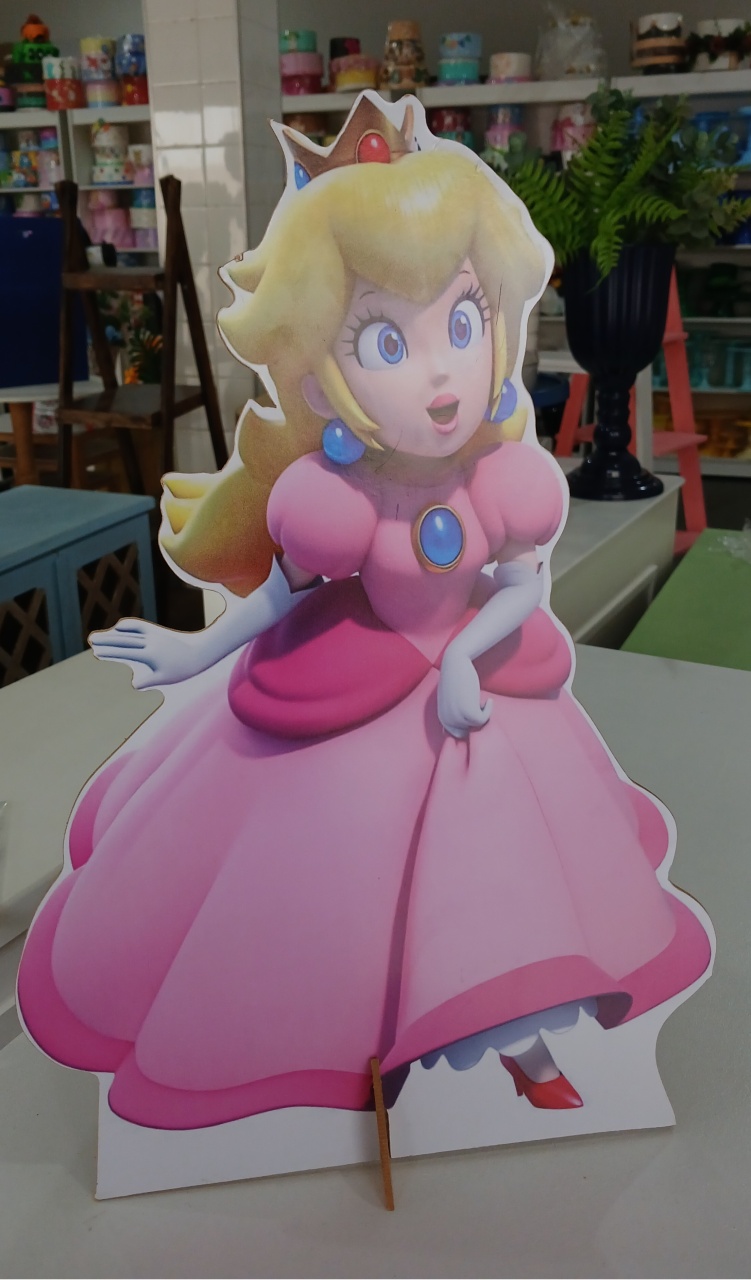 Display Chão Princesa Peach (Super Mário) - BEMDEFESTA
