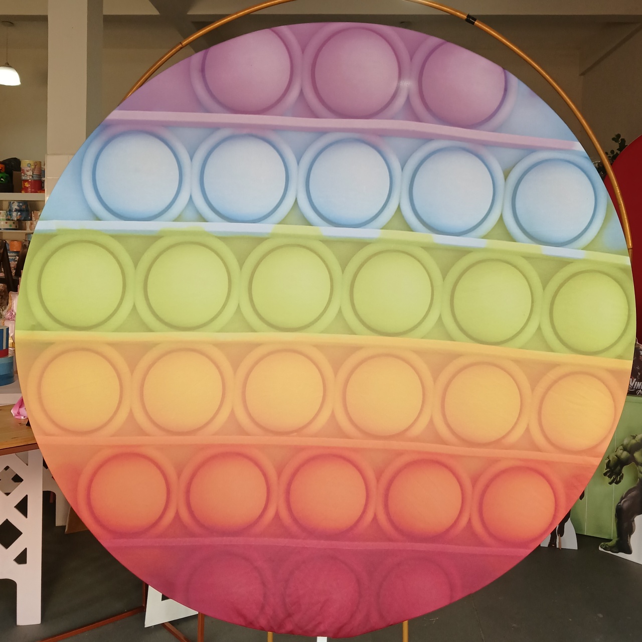 Painel Pop It 1,20Cm - BEMDEFESTA
