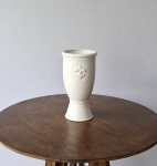 Vaso Cerâmica Branco G   - imagem 1
