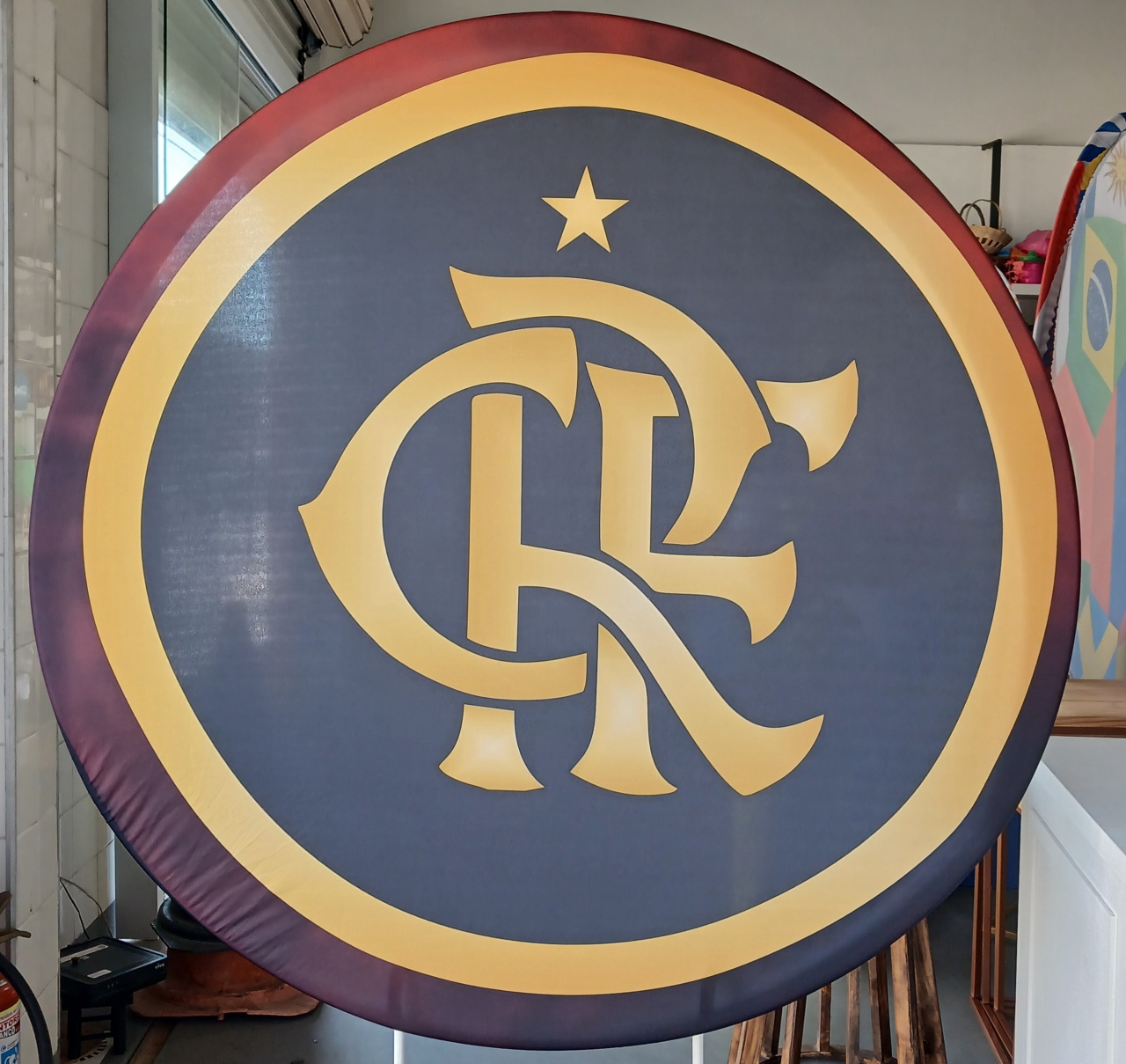 Painel Flamengo Dourado (1,20) - BEMDEFESTA