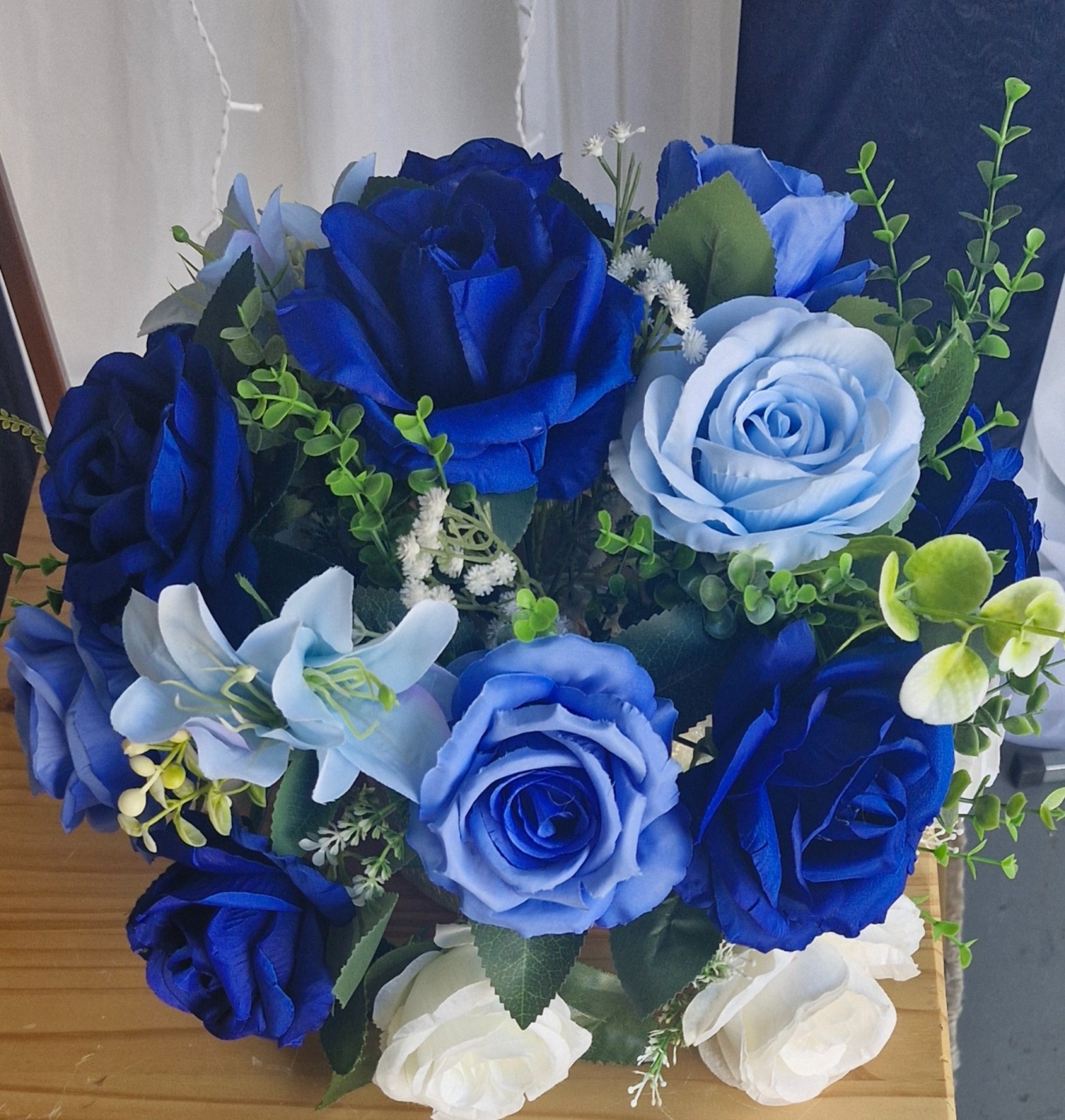 Arranjonfloral Azul G - BEMDEFESTA