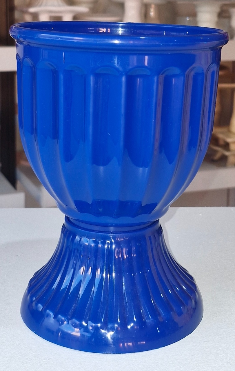 Vaso Plastico Azul M   - BEMDEFESTA
