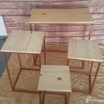 Mesa Quarteto Rose Gold - imagem 1