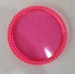 Prato Acrílico Neon Rosa - imagem 1