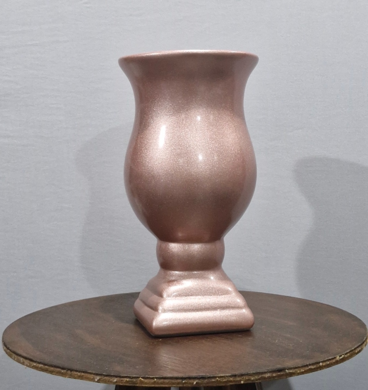 Vaso Cerâmica Rose Gold G - BEMDEFESTA