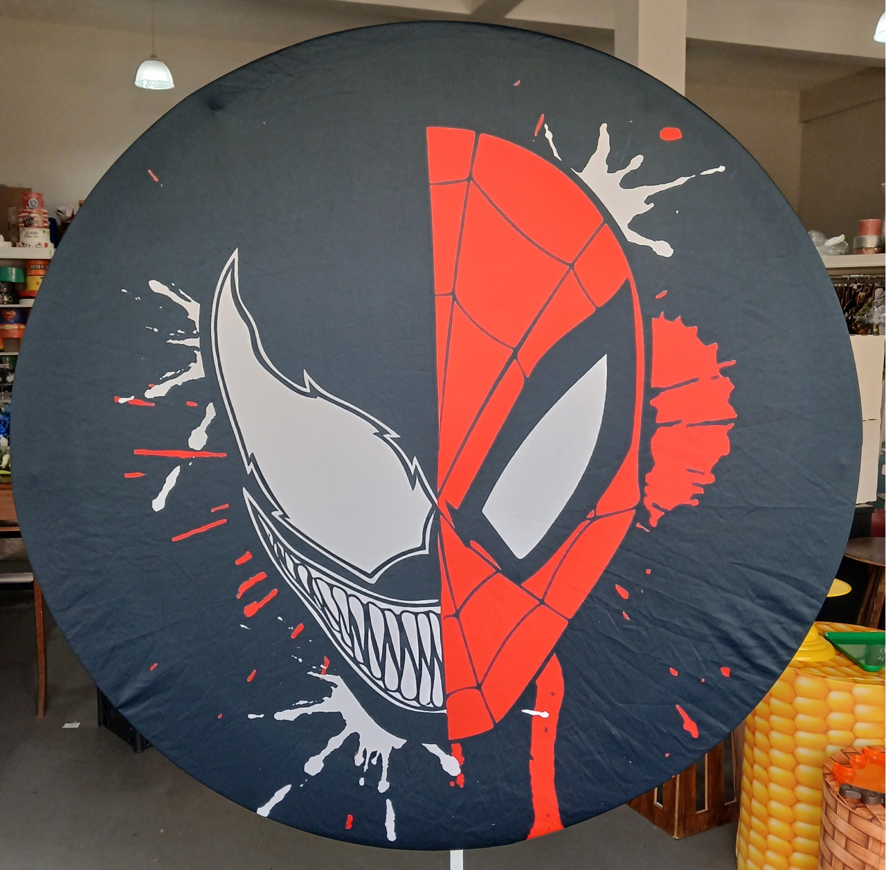 Painel Venom E Homem Aranha 1,20Cm - BEMDEFESTA