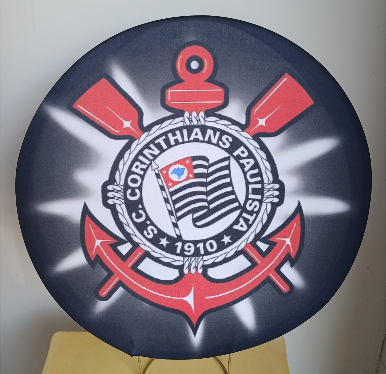 Mini Painel 50 Cm Corinthians - BEMDEFESTA
