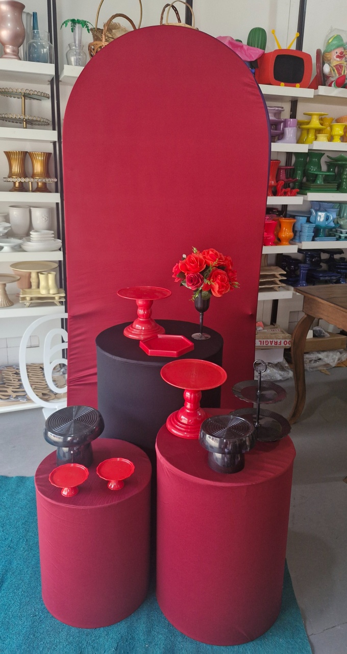 Kit Adulto Preto Vermelho - BEMDEFESTA