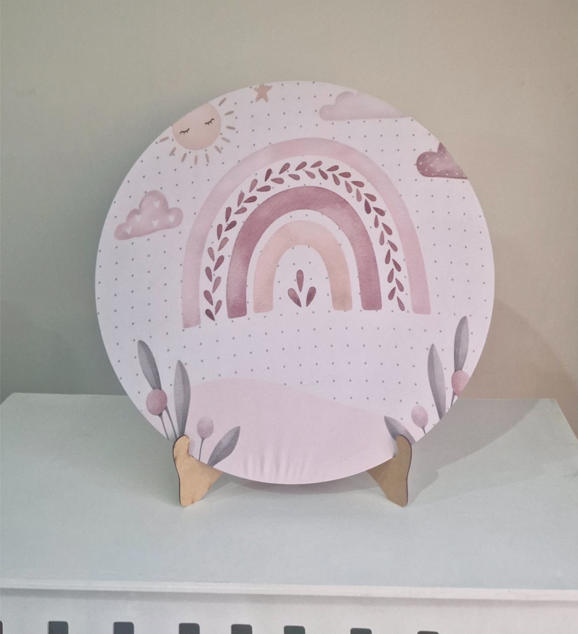 Arco Iris Rosa Painel 50Cm - BEMDEFESTA