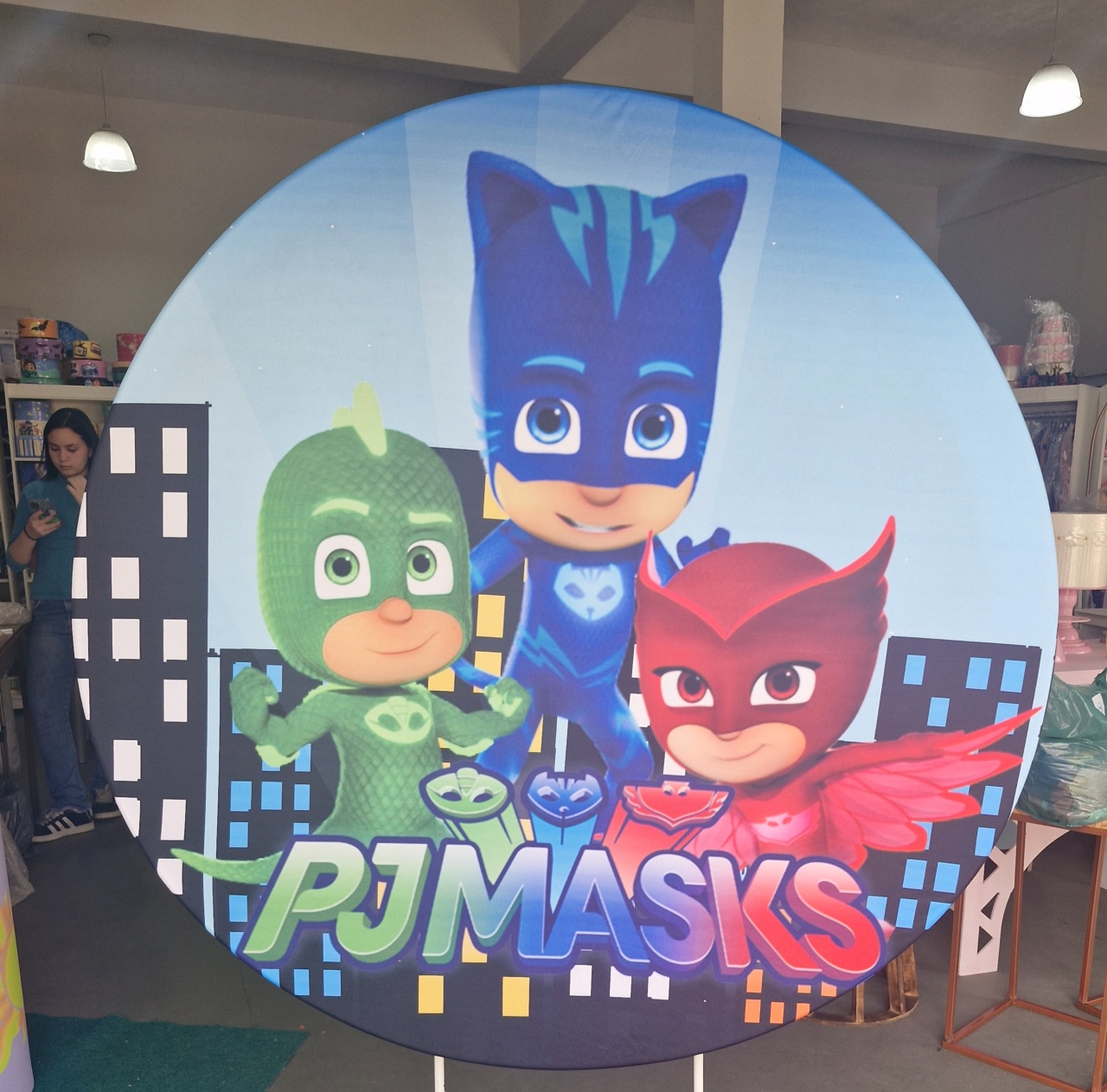 Painel Pjmask 120Cm - BEMDEFESTA