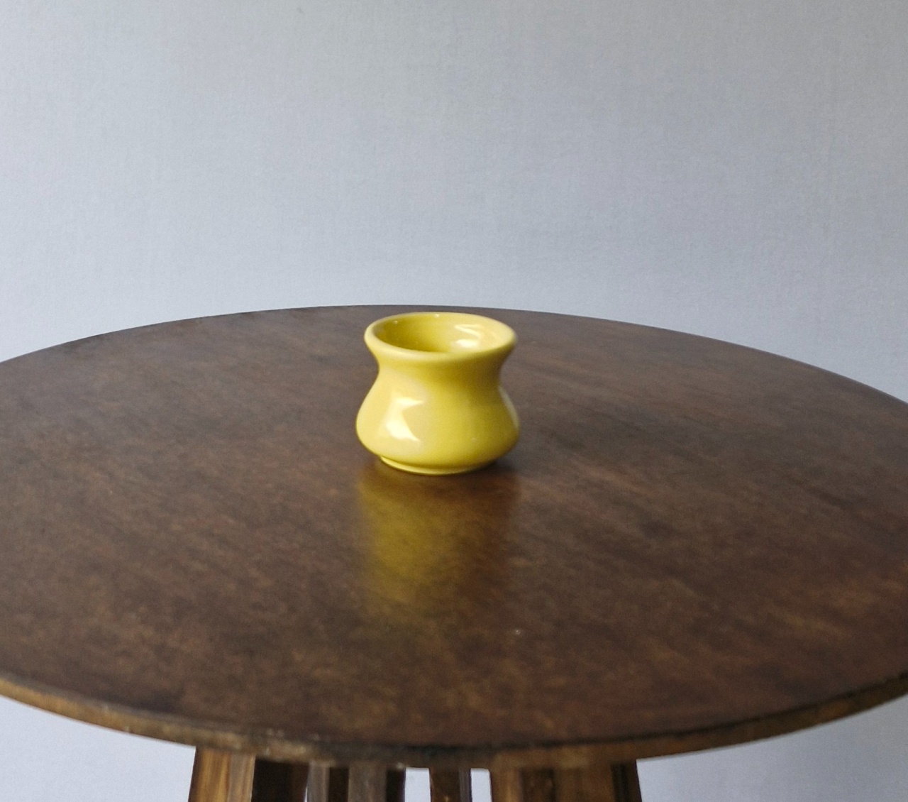Vaso Cerâmico Amarelo Pp - BEMDEFESTA