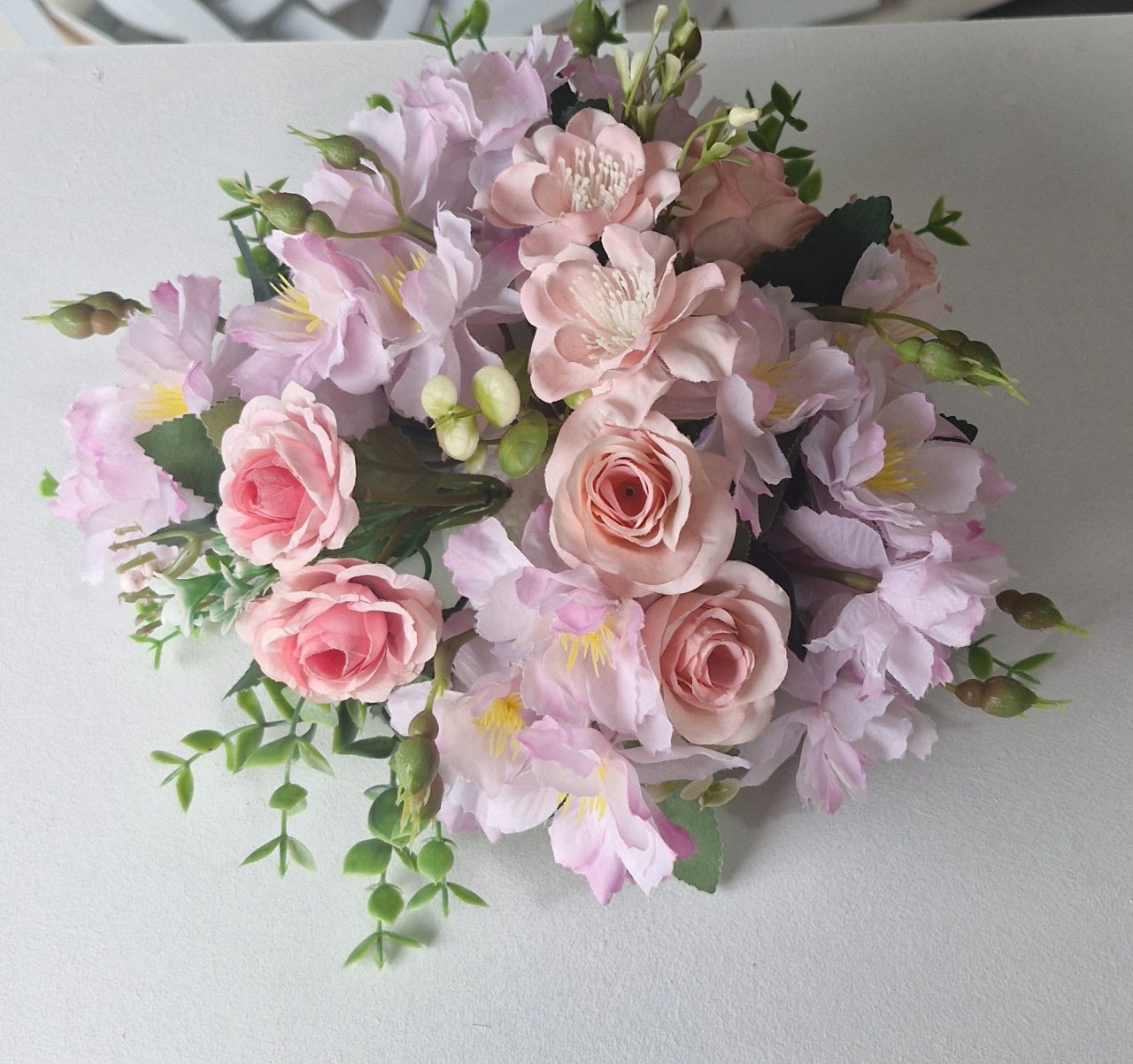 Arranjo Flores Rosas Médio  - BEMDEFESTA