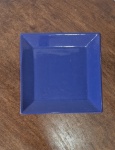 Boleira Cerâmica Quadrada Azul Escuro G - imagem 2