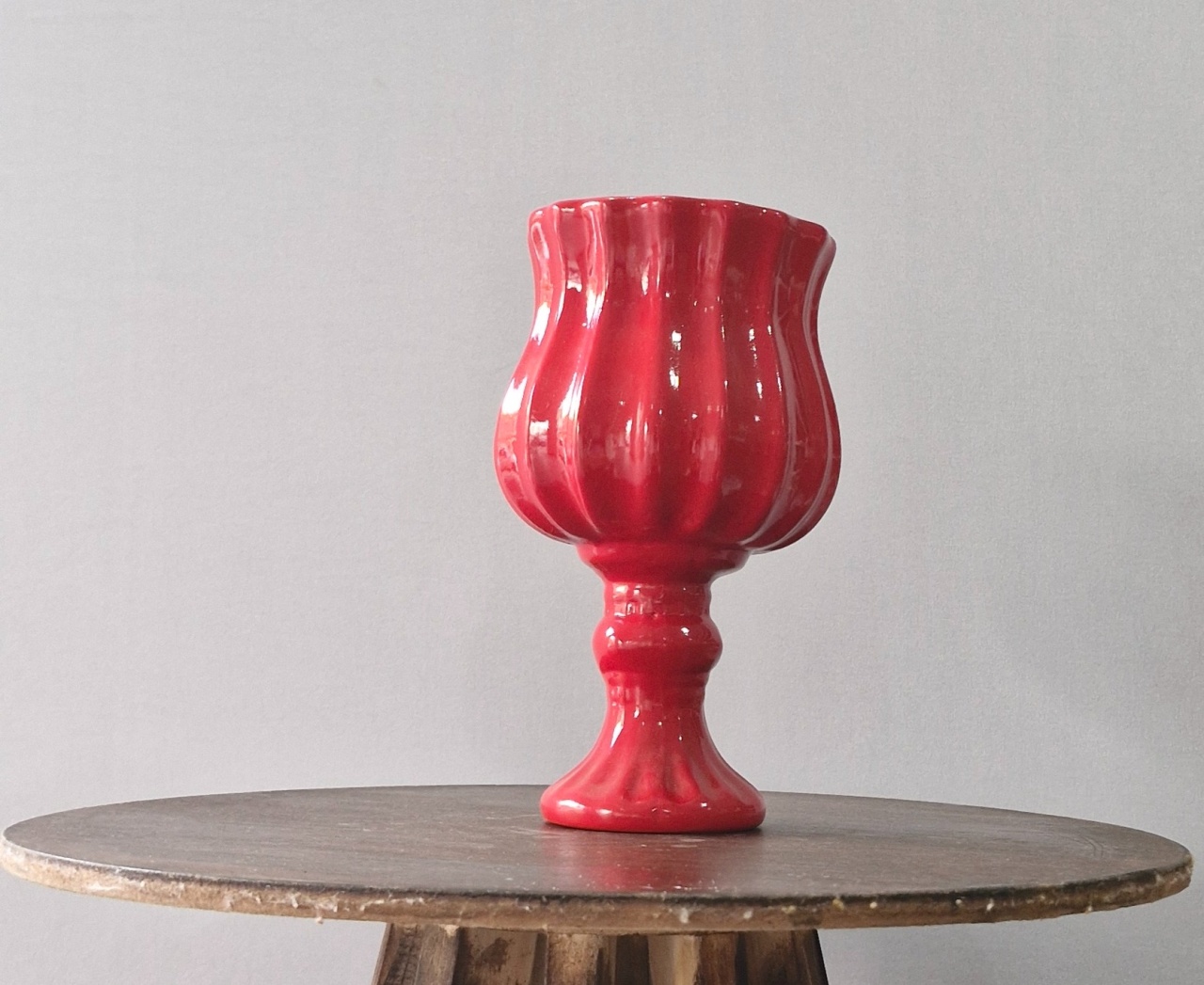 Vaso Cerâmico Vermelho M  - BEMDEFESTA