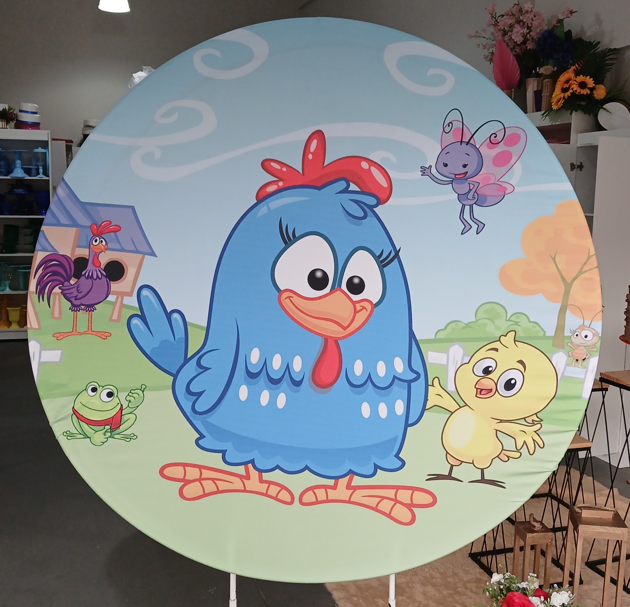 Painel Galinha Pitadinha (Menino) 1,20 - BEMDEFESTA