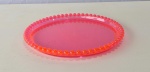 Prato Acrílico Neon Rosa - imagem 2