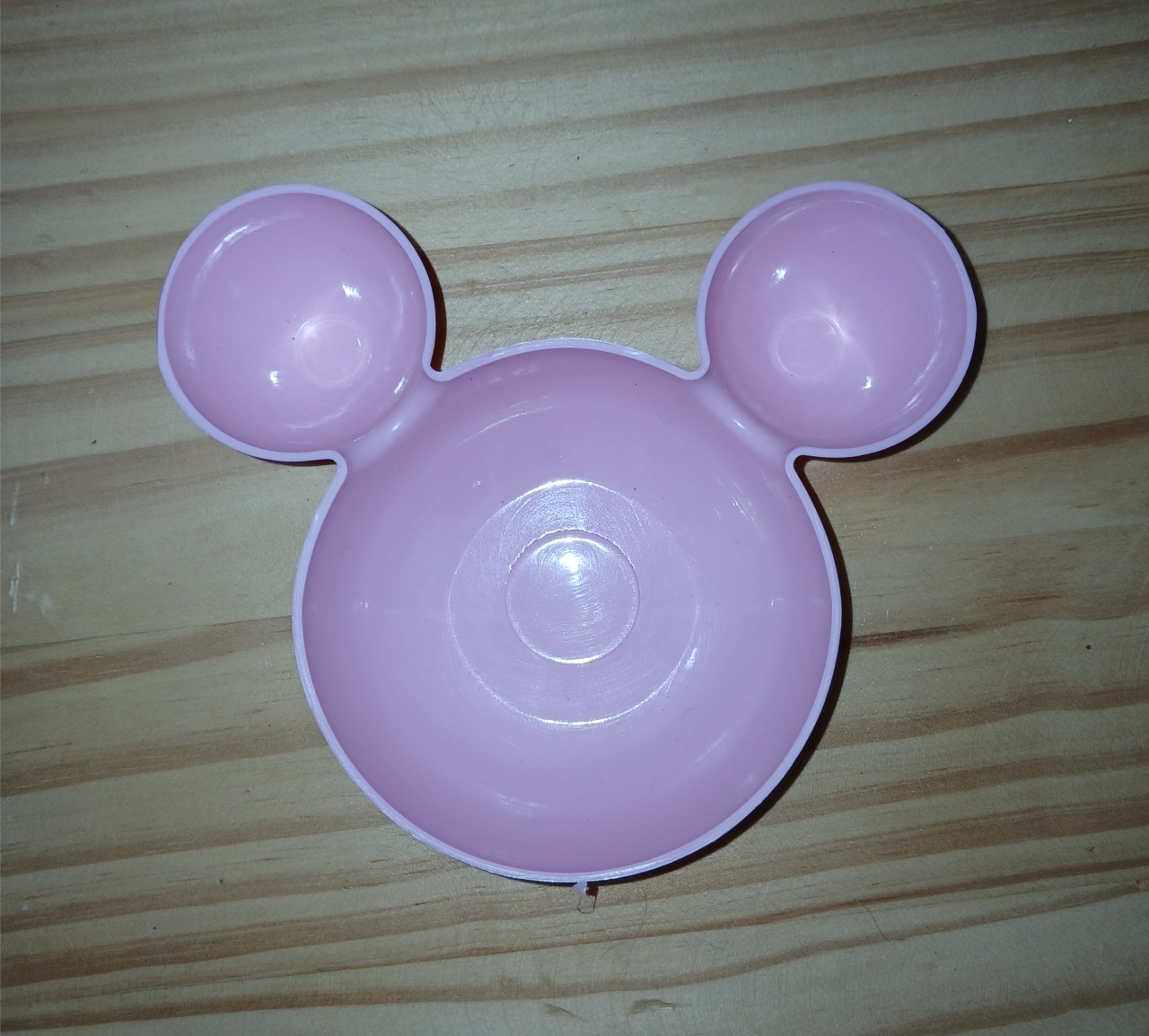 Prato Cabeça Mickey Rosa Claro  - BEMDEFESTA