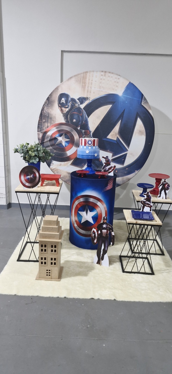 Capitao America Bemnafesta+Mesaextra - BEMDEFESTA