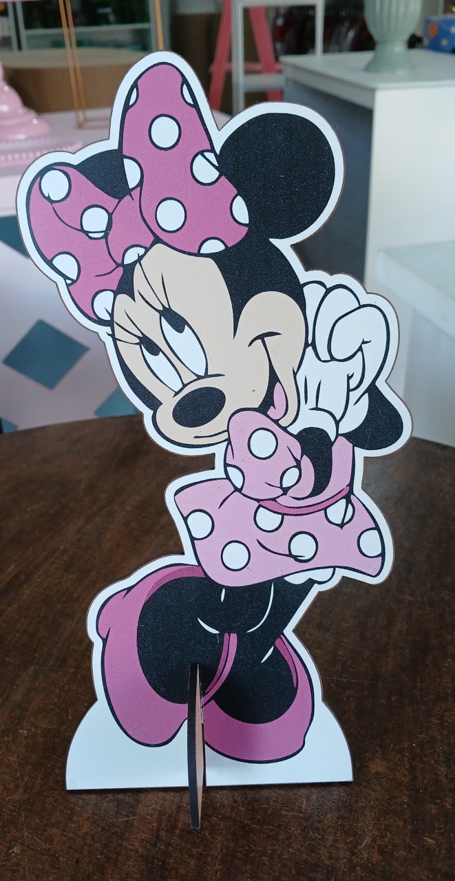 Display Mesa Minnie Rosa - BEMDEFESTA