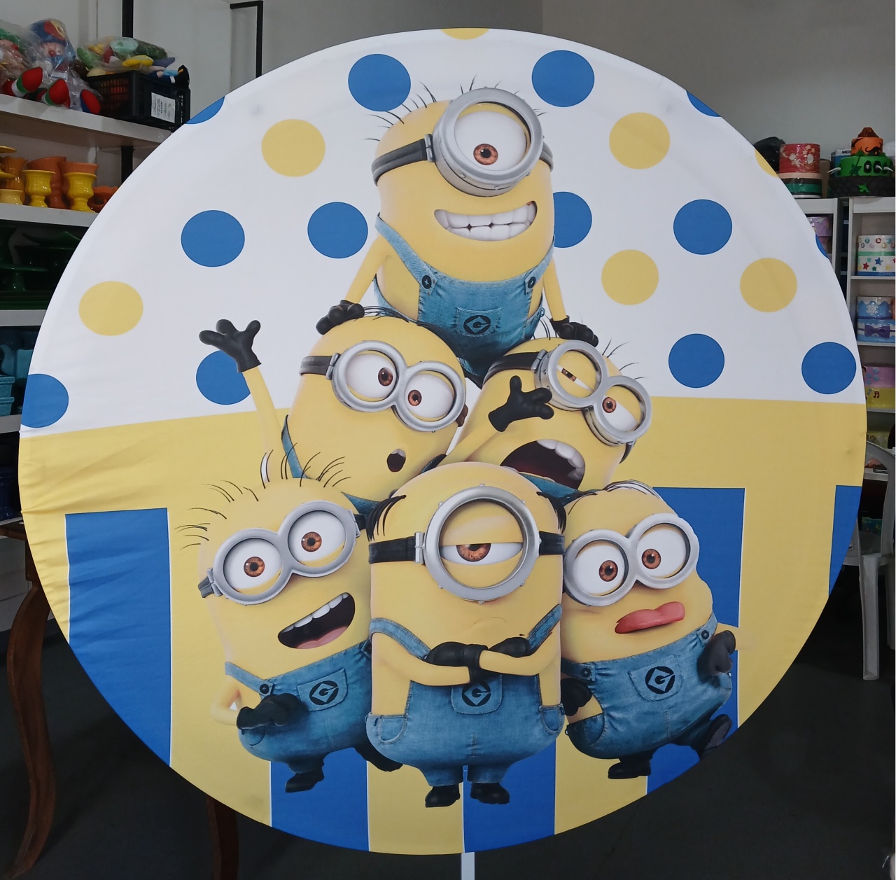 Painel Minions 1,20Cm - BEMDEFESTA