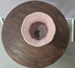 Vaso Cerâmico Tulipa Rosa Candy G - imagem 2