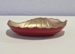 Prato Plástico Vermelho / Dourado  - imagem 2