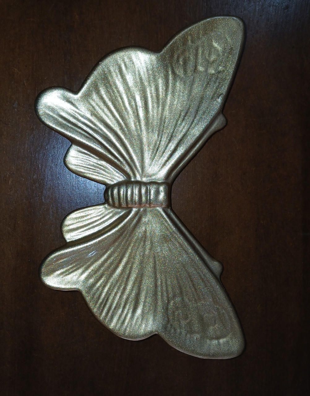 Borboleta Dourada de Cerâmica - BEMDEFESTA