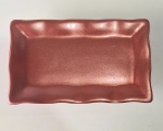 Prato Cerâmico Com Pés Vermelho  - imagem 1