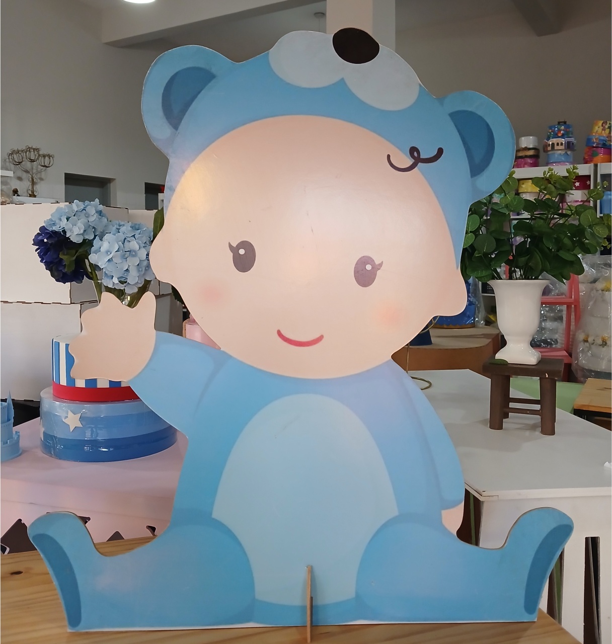 Display Chão Bebê Azul - BEMDEFESTA