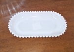 Prato Plástico Oval Branco - imagem 1