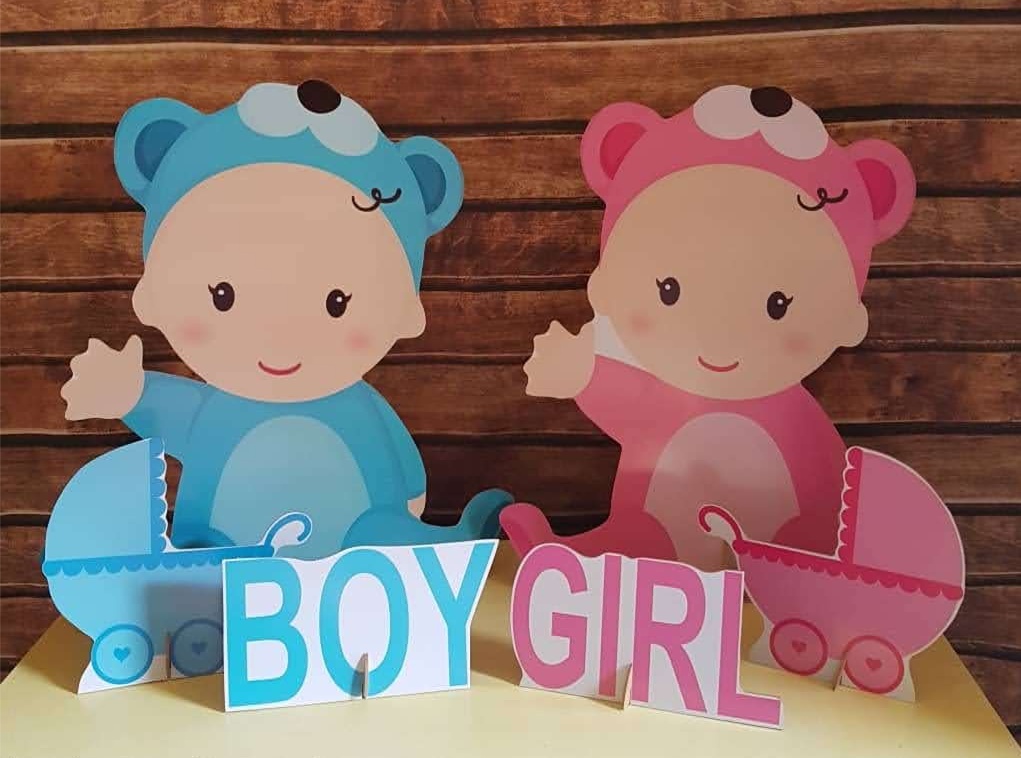 Display Cha Revelacao Bebes - BEMDEFESTA