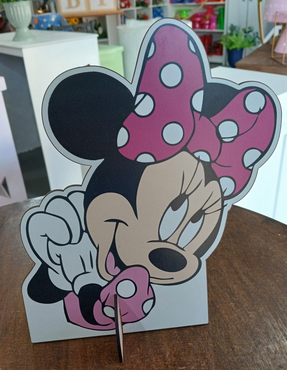 Display Mesa Minnie Rosa 5 - BEMDEFESTA