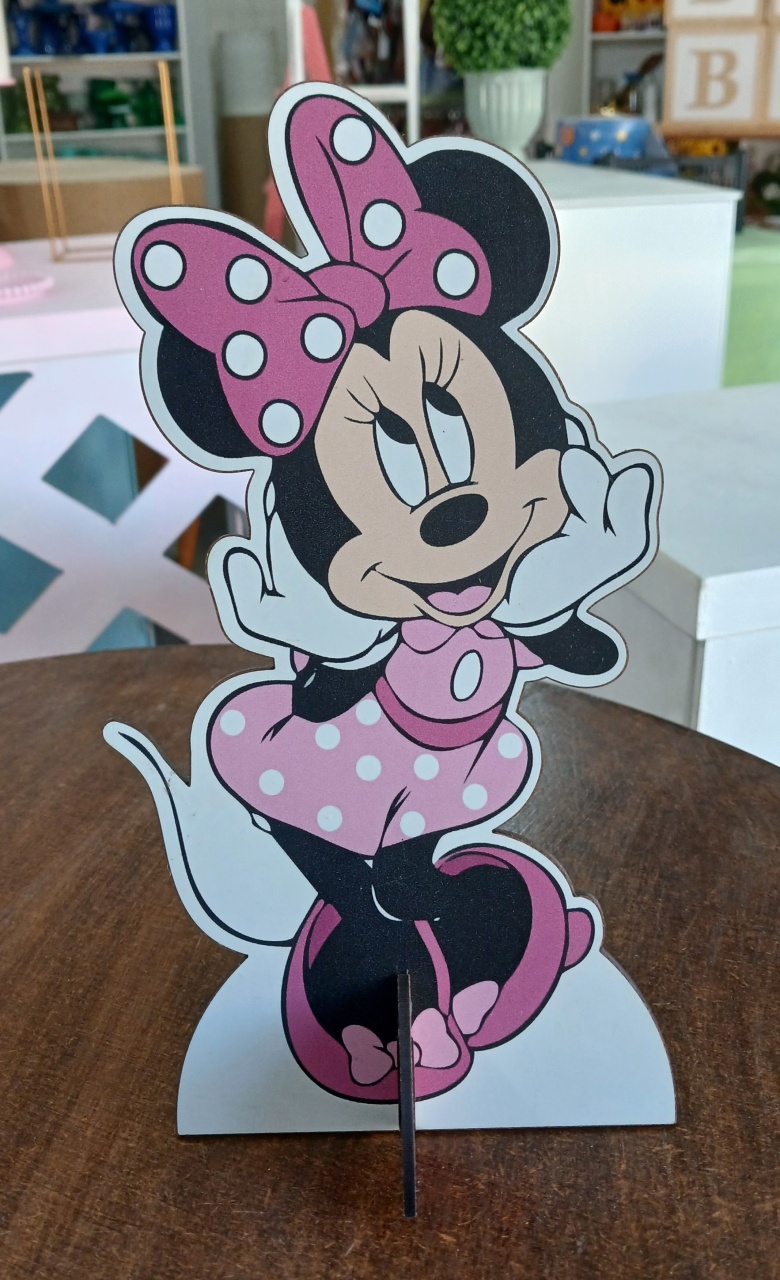 Display Mesa Minnie Rosa 4 - BEMDEFESTA