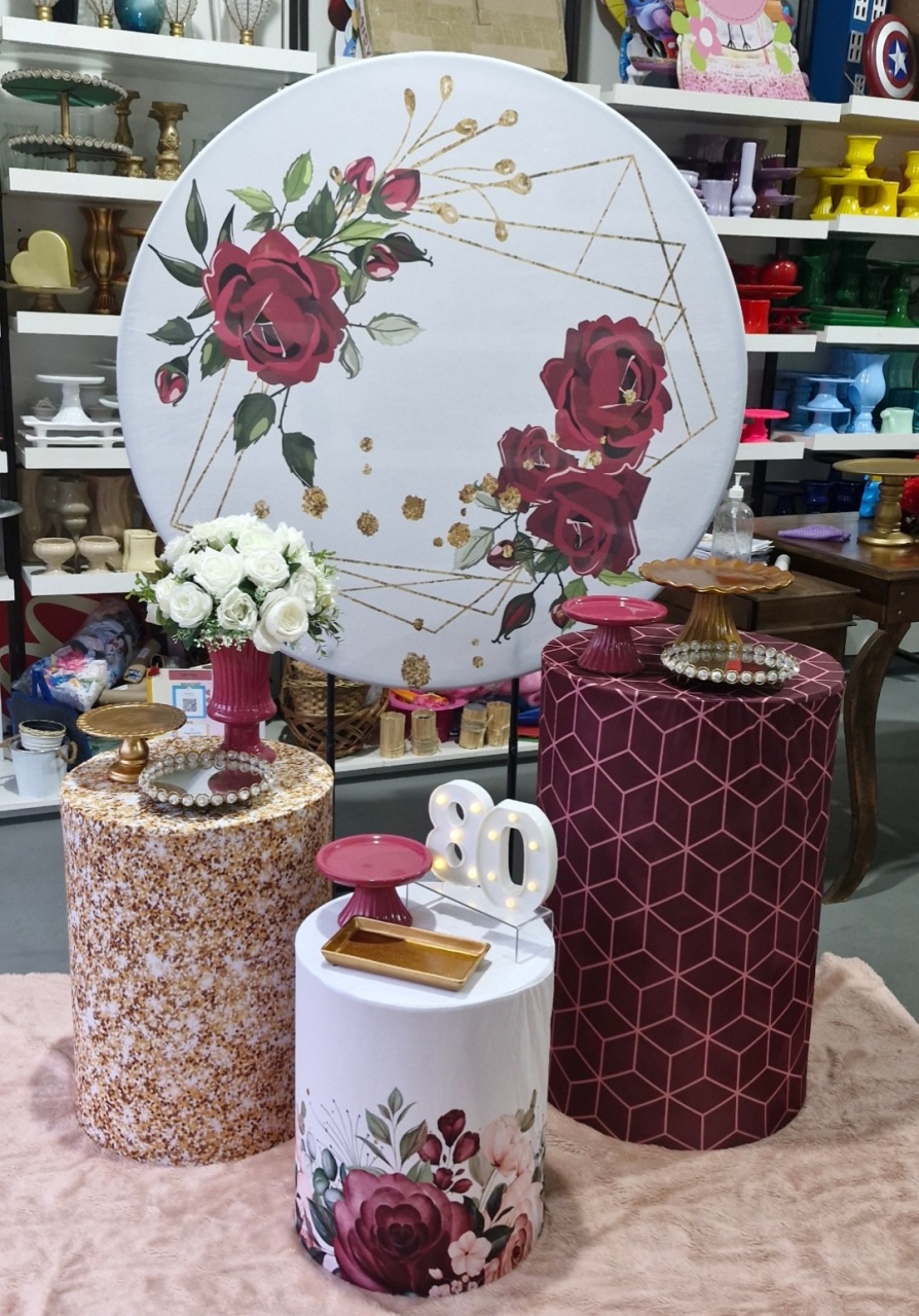 Adulto Florais Marsala - BEMDEFESTA